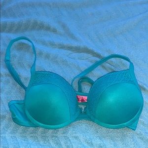 Blue Push up Bra